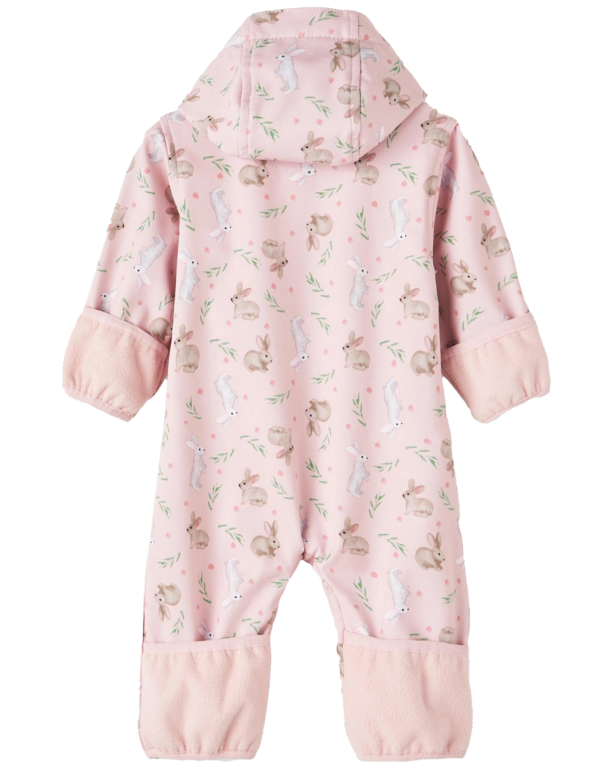 Softshelloverall NBFALFA - SMALL RABBIT in peachskin