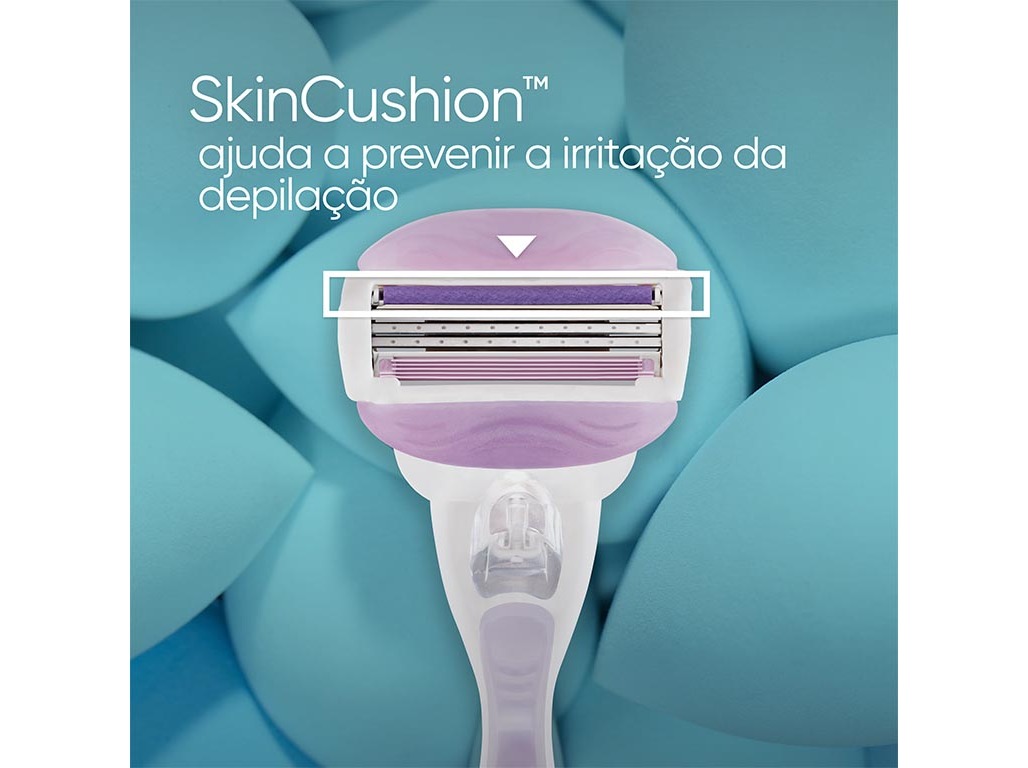 MÁQUINA DEPILATÓRIA COMFORTGLIDE BREEZE COM 4 RECARGAS VENUS