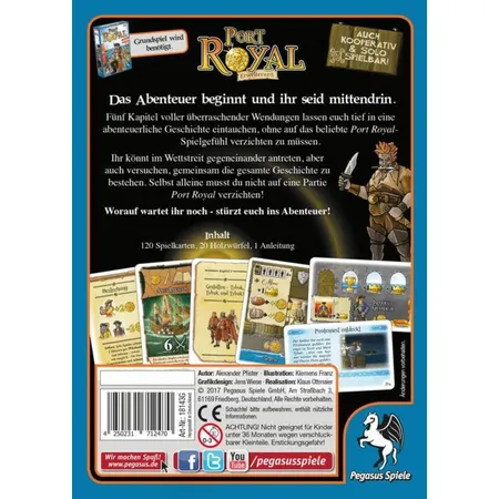 Pegasus Spiele Port Royal: Das Abenteuer beginnt