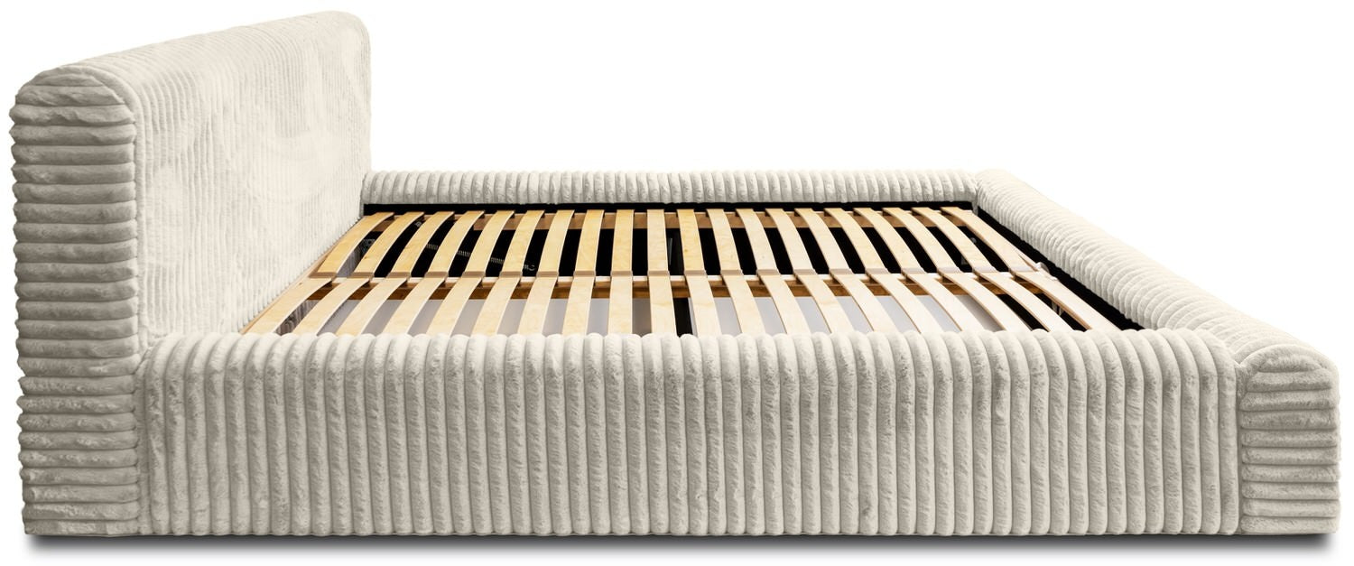 Trae Mobler Hana 140 x 200 cm Gestoffeerd Bed Creme
