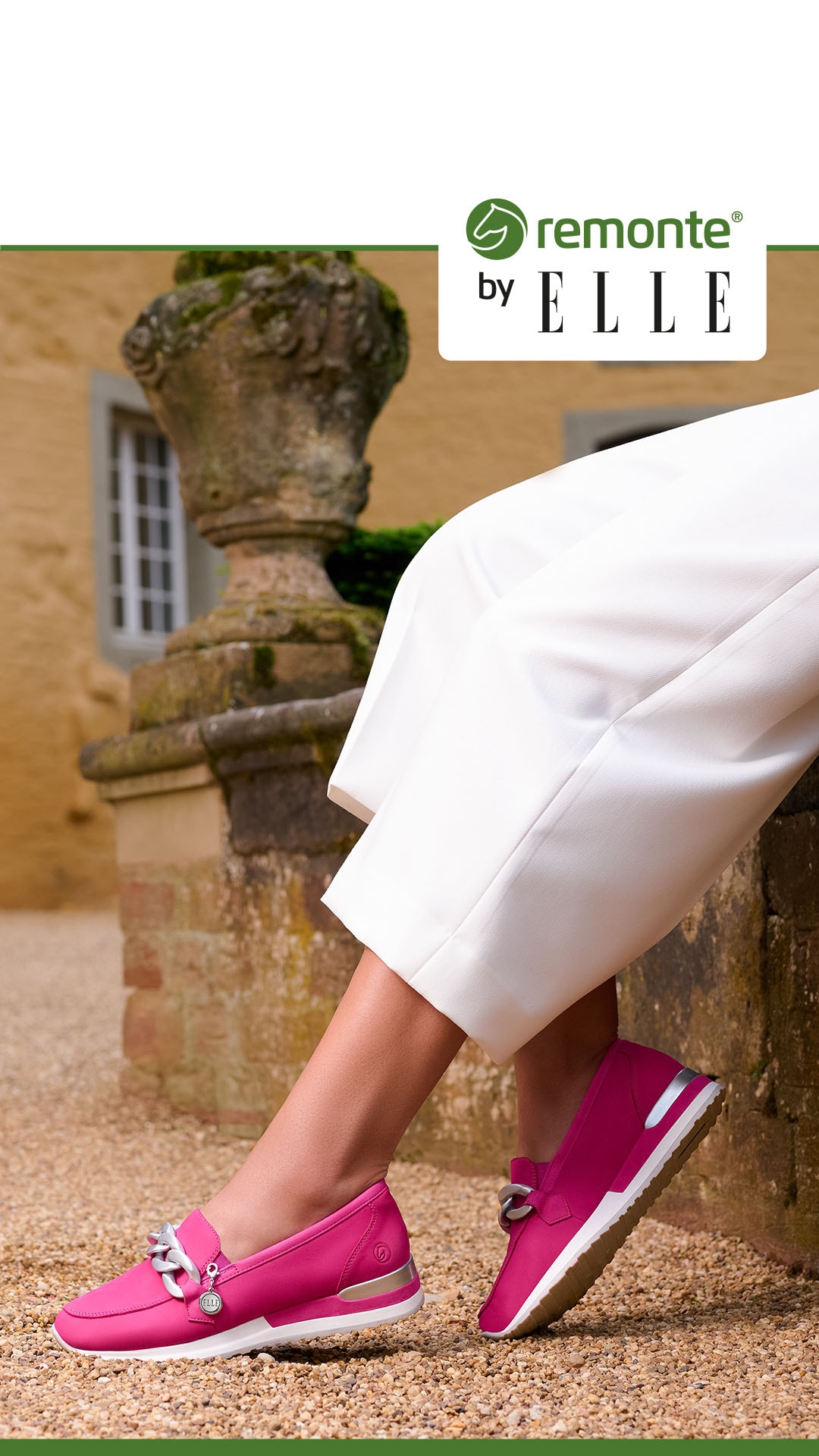 Remonte Slipper »ELLE-Collection«  Loafer, Schlupfschuh mit trendiger Zierkette