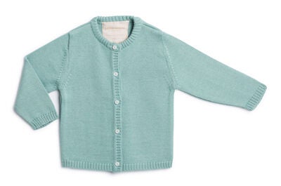 Petite Chérie Atelier Margit Cardigan, Light Green/Dusty Green