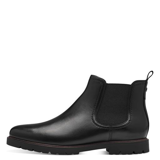Tamaris Støvler, Black Leather, 38