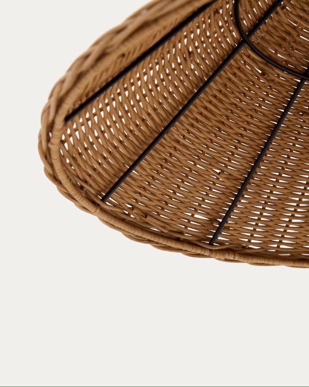 Kave Home Urania vloerlamp rotan