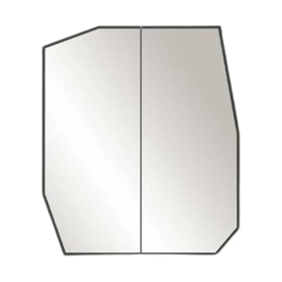 Emob Spiegelkast Woody Fashion - 50 x 12 x 45 cm - Zwart
