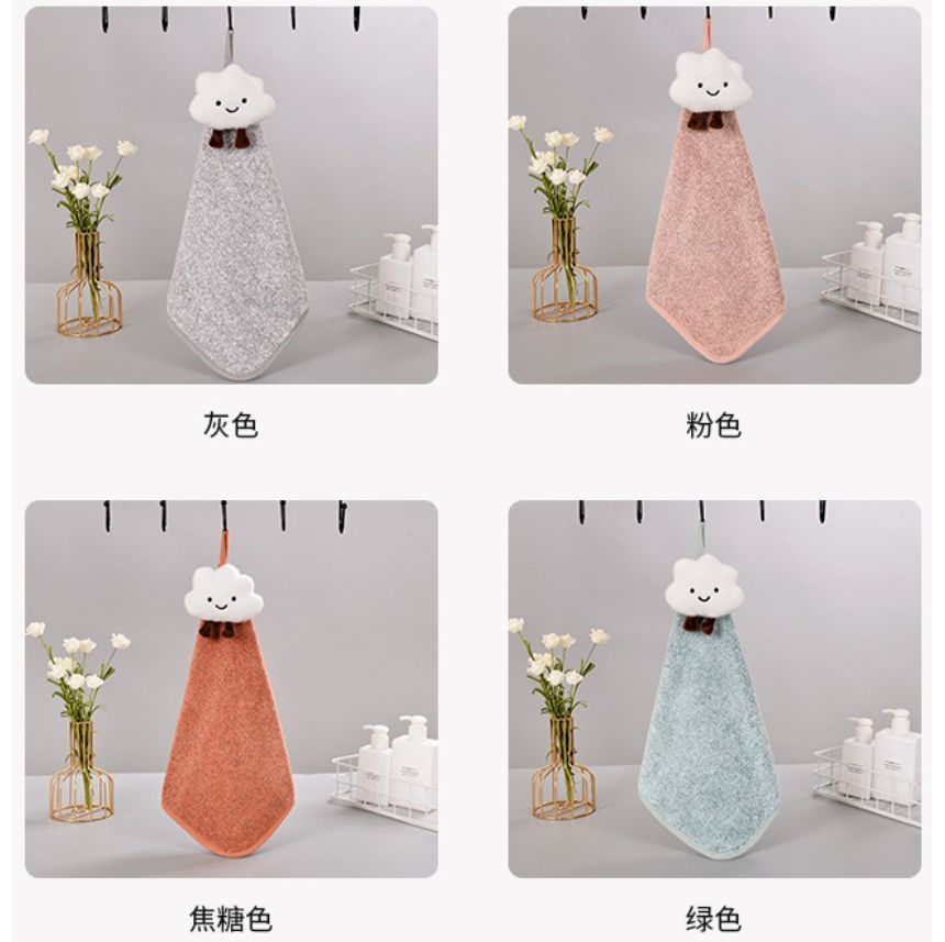 tuban - Cloud Charcoal Hand Towel