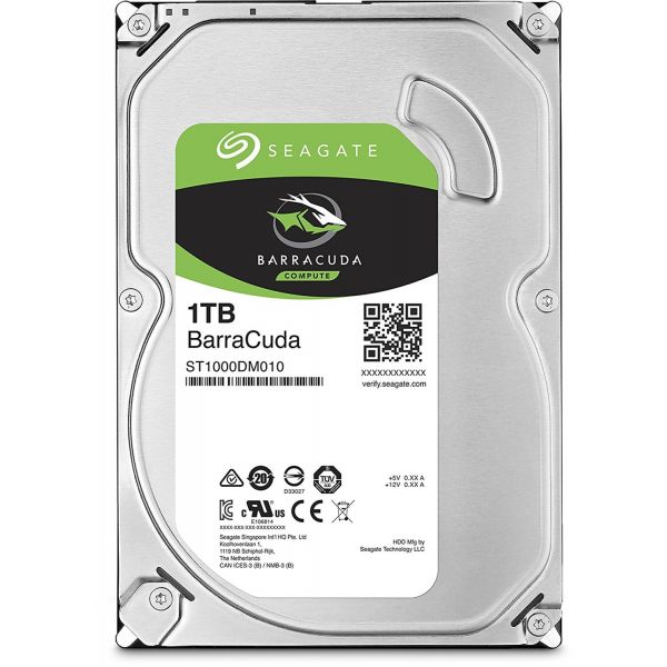 Seagate 1TB BarraCuda 64MB 7200rpm SATA III 3.5 - ST1000DM010