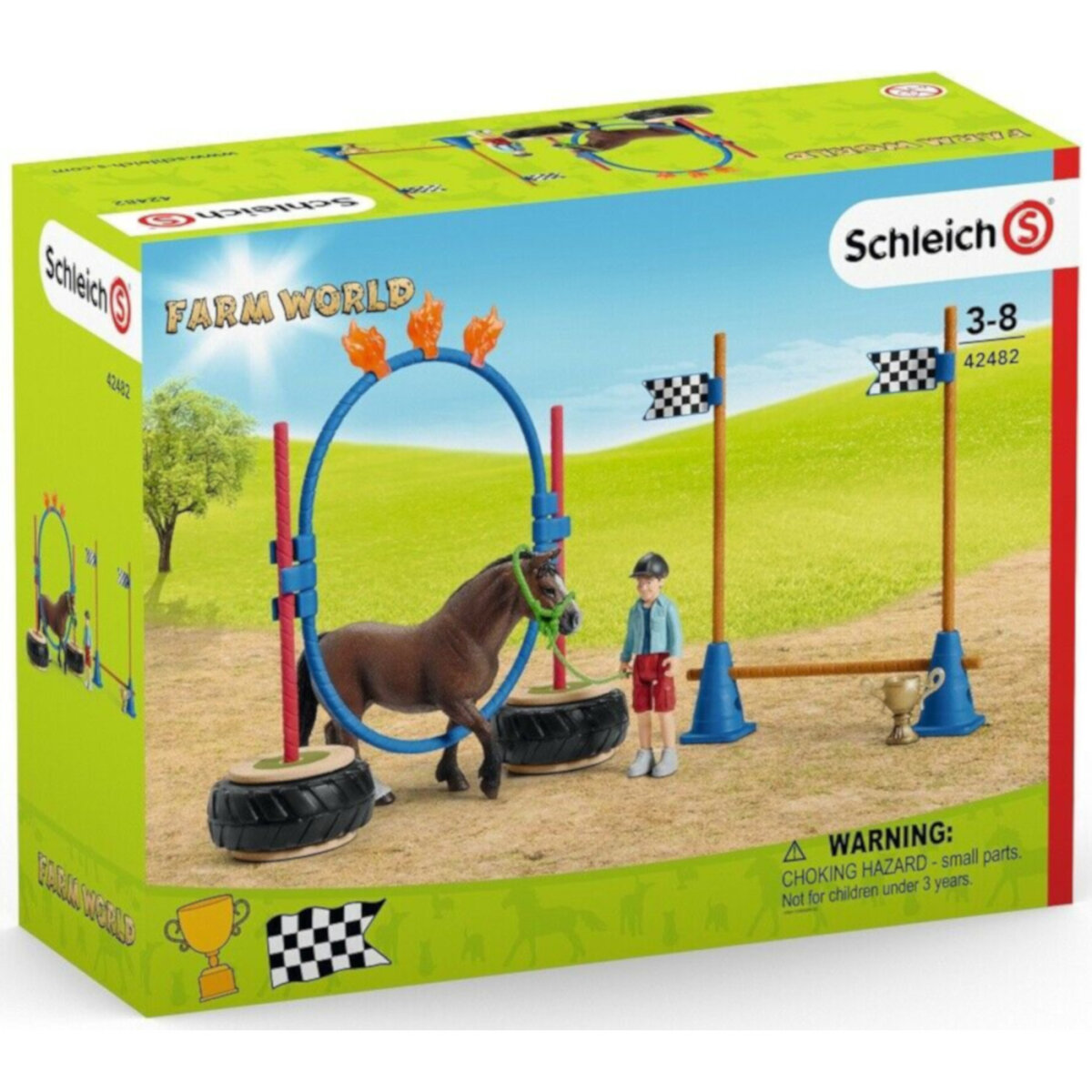Schleich Schleich Farm World Pony Agility Rennen