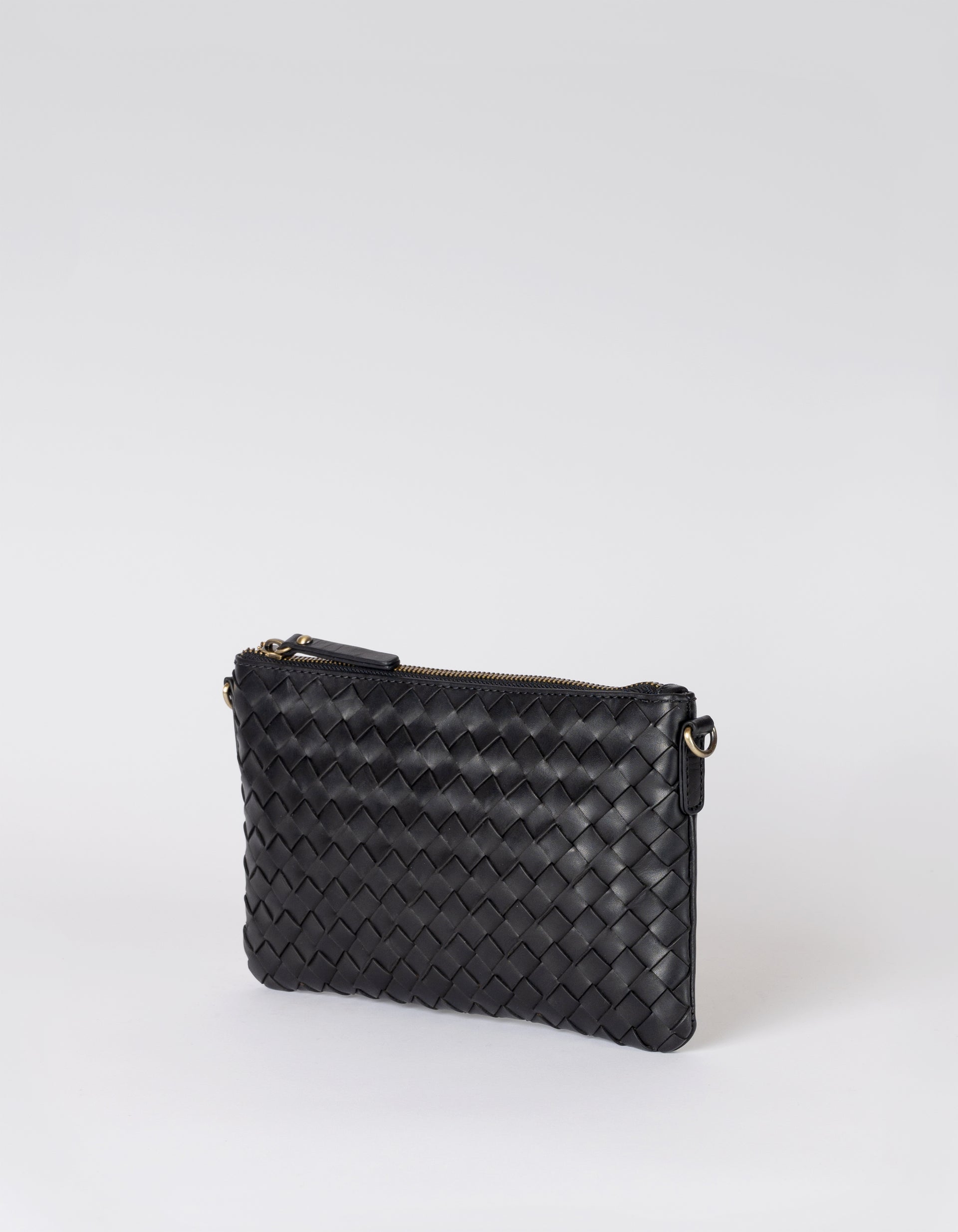Lexi -  Black Woven Classic Leather