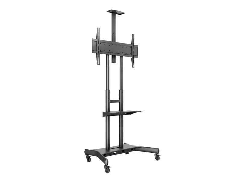 Multibrackets TV-Trolley Basic 180 Schwarz Mobiler TV-Ständer für Videokonferenzen