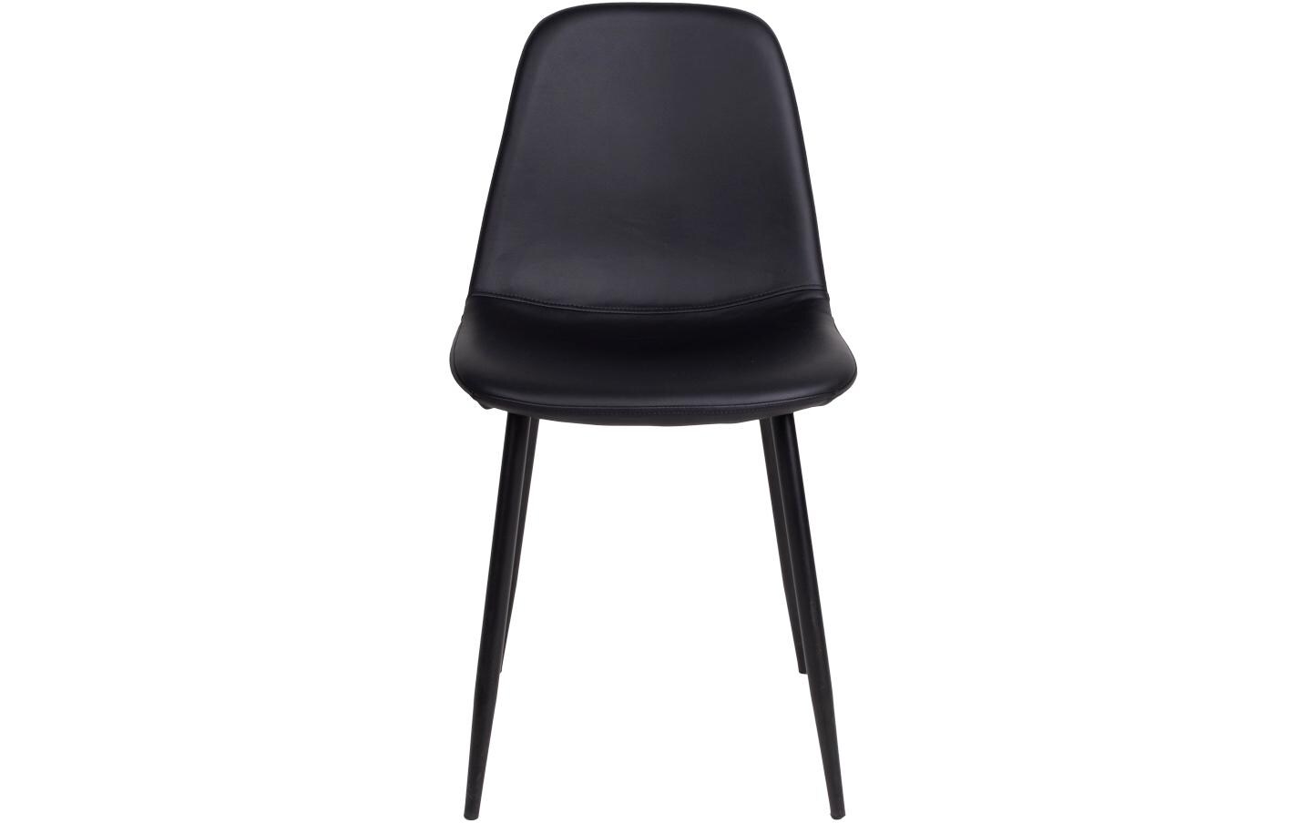 Stuhl Stockholm 2 Stück, 86 x 50 cm, Schwarz<br>Stabile Esszimmerstühle