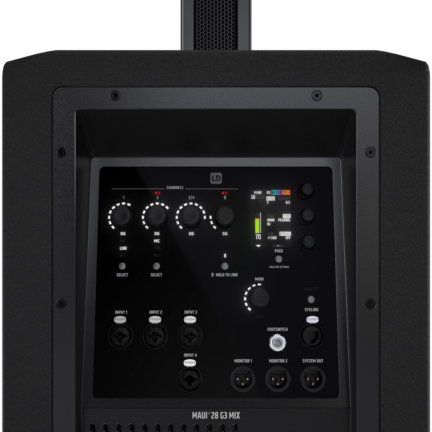 LD Systems MAUI 28 G3 MIX cardioïde zuilsysteem 2060 Watt