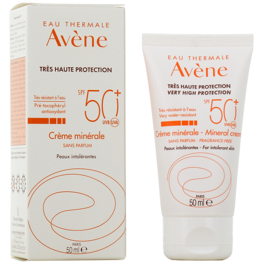 Crème solaire minérale Avène SPF50+