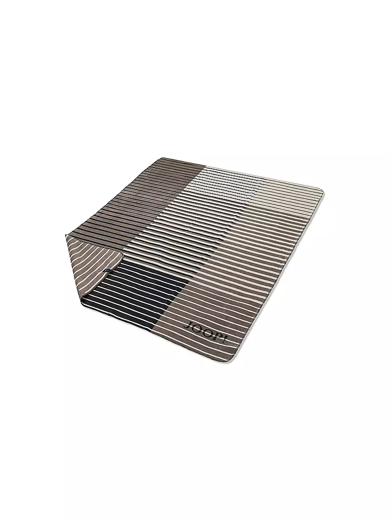 JOOP Wohndecke 150x200cm DIVIDED Stein grau