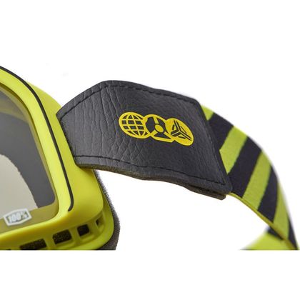 Lunettes moto 100% BARSTOW - THE ARSENALE - ECRAN FUME - Jaune / Noir