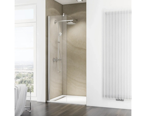 Walk-in M8 SCHULTE MasterClass ExpressPlus 90 cm profiel chroom helder glas vuilafstotende glascoating