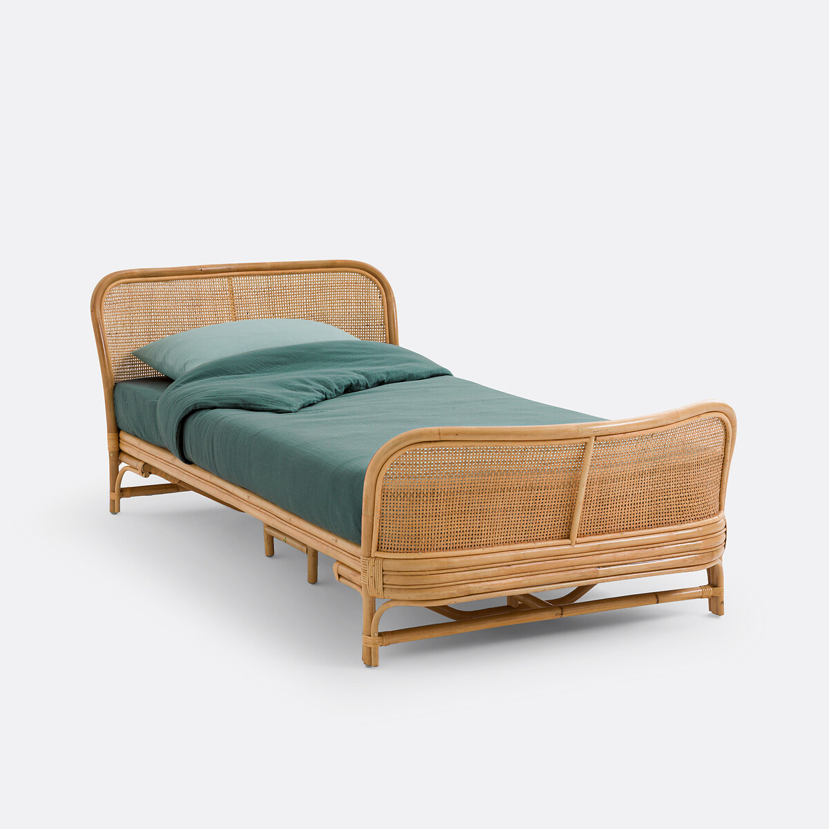 LA REDOUTE INTERIEURS<br>Cama e estrado de vime, Arsel