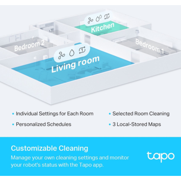 TP-Link Tapo Robotstofzuiger RV30 met dweilfunctie