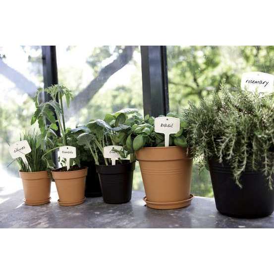 Pot Provence en plastique, noir Ø 30 cm