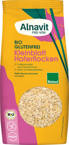 Alnavit BIO Kleinblatt Haferflocken glutenfrei