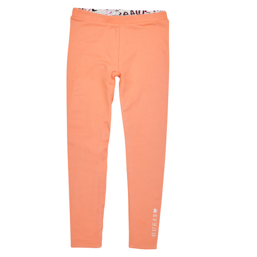 Guess - COTTON STRETCH REVERSIBLE - Orange / Blanc