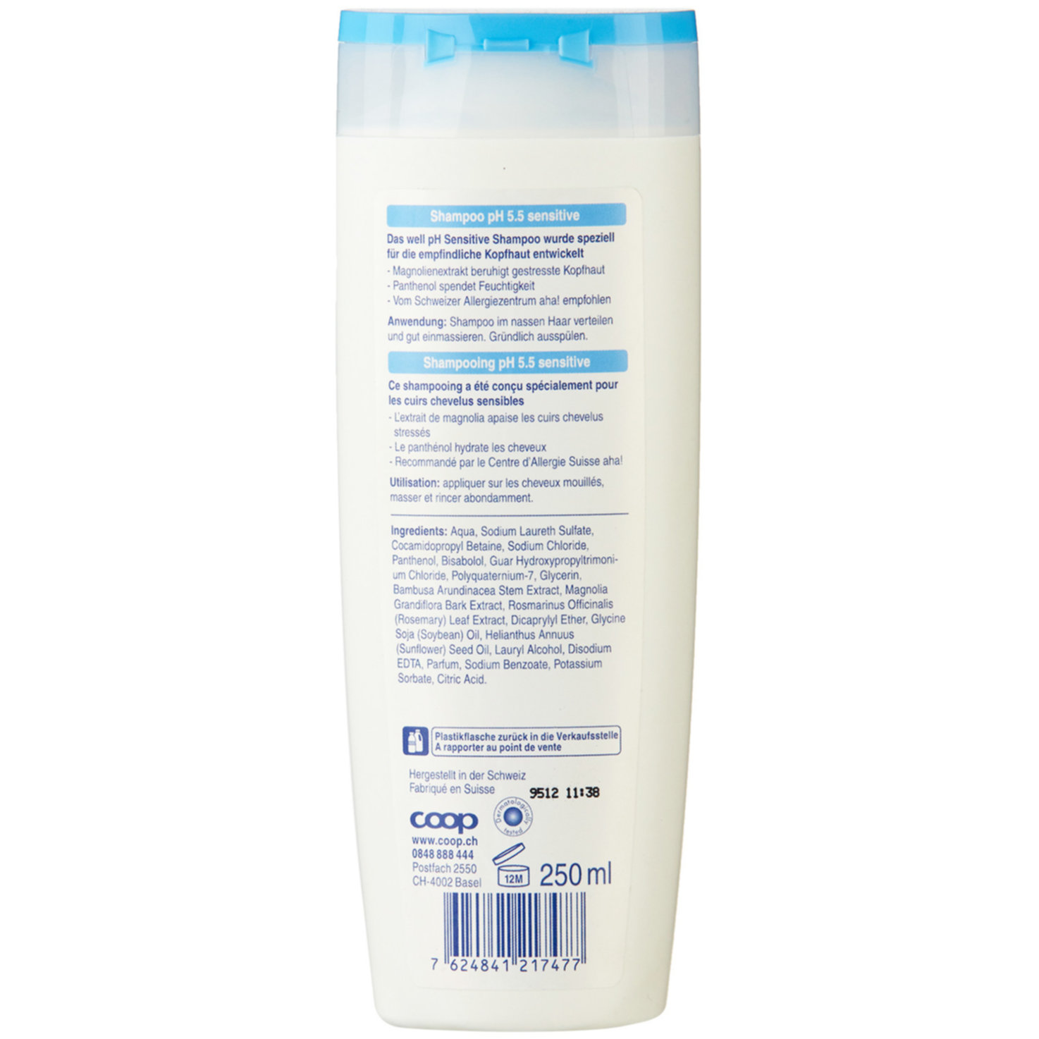 well pH 5.5 Sensitive Shampoo