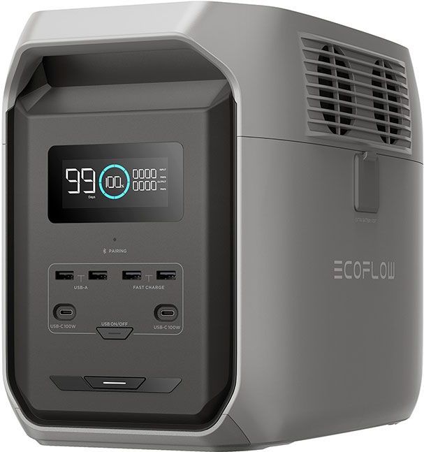 EcoFlow - DELTA 3 1500 - Powerstation - Grijs - 1536 Wh
