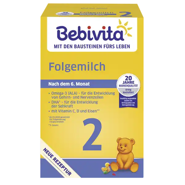 Folgemilch 2 nach dem 6. Monat