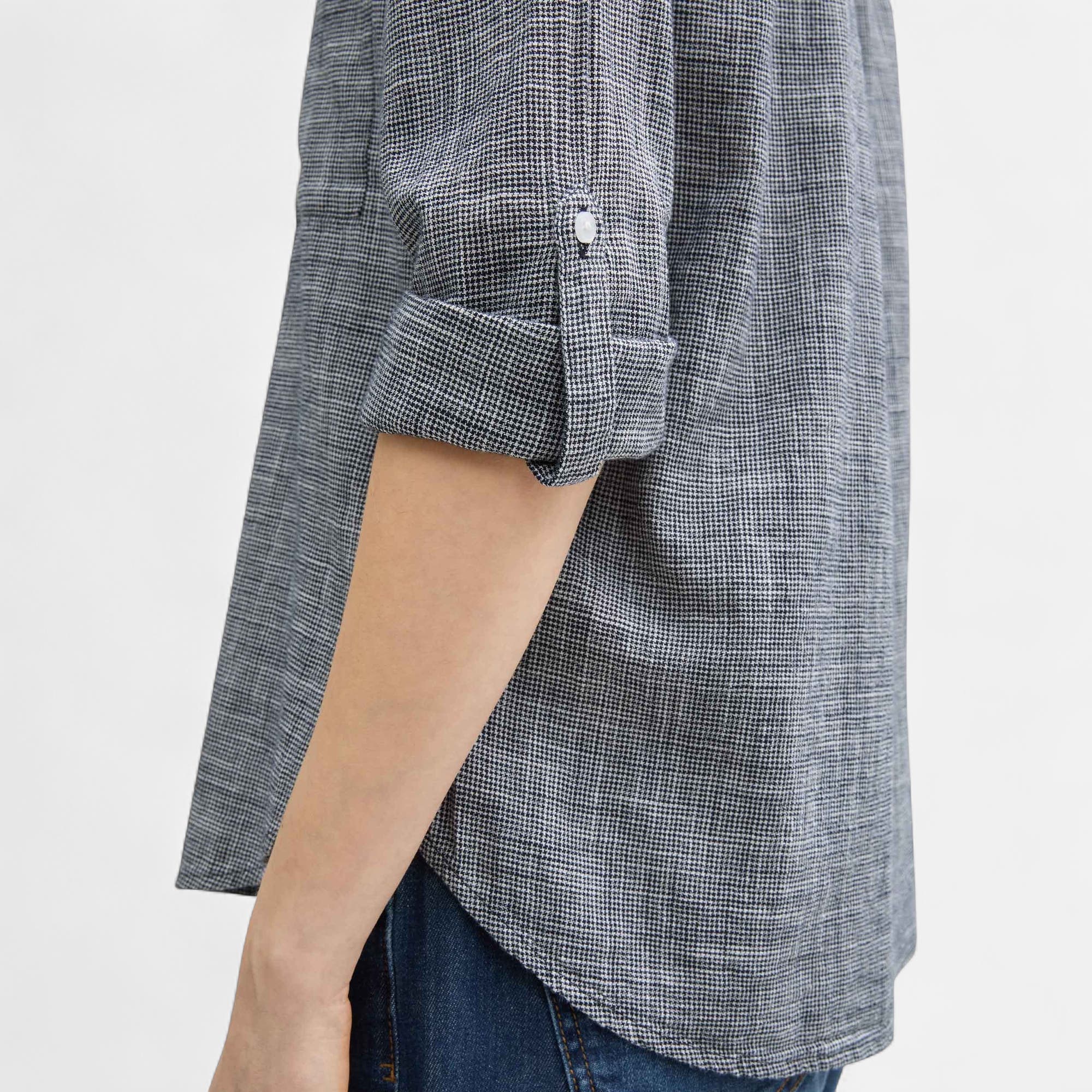 Blouse Femme bleu marine