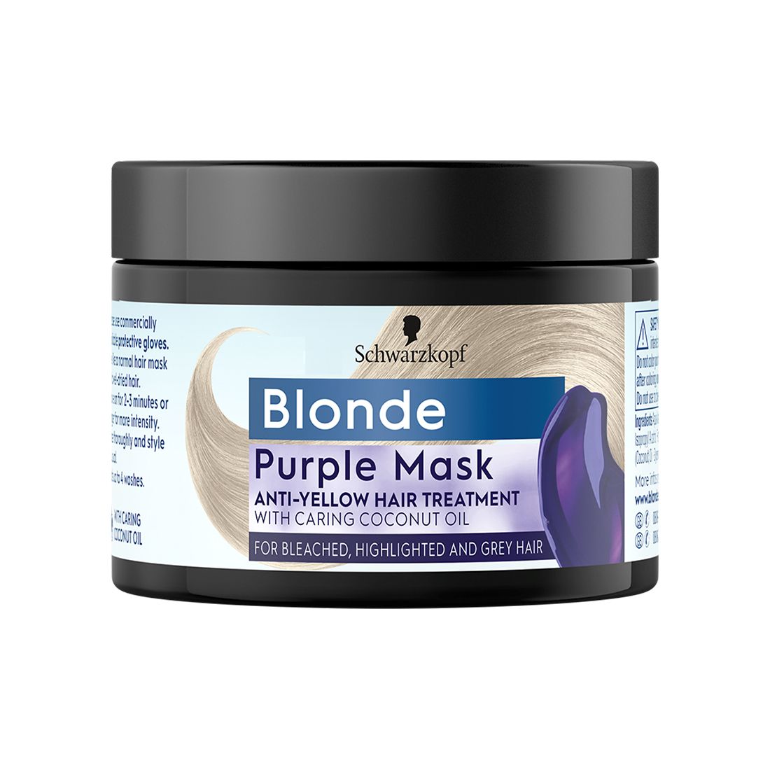 BLONDE Purple Mask