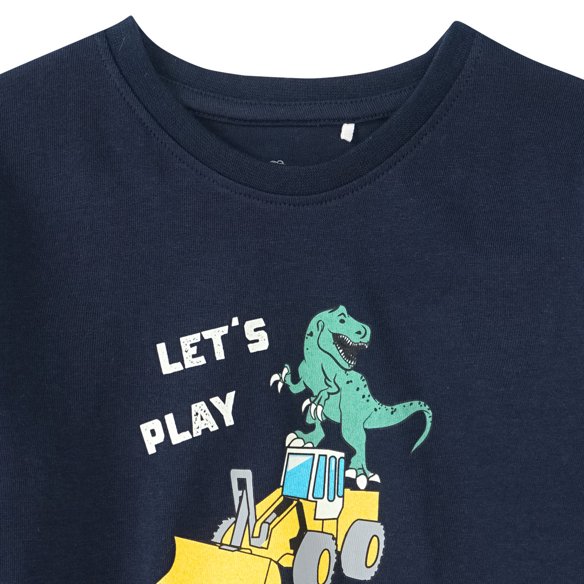 Topolino Jungen Langarmshirt Print leuchtet im Dunkeln dunkelblau