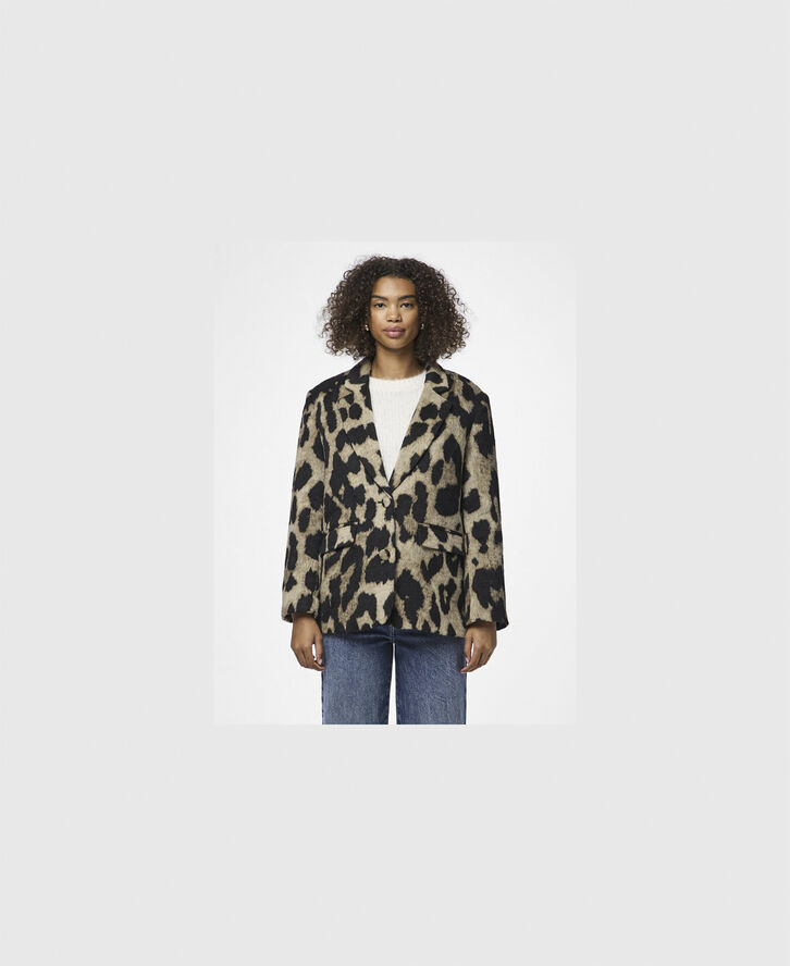 Pieces PCDEMI LS LOOSE BLAZER D2D Striber/tern