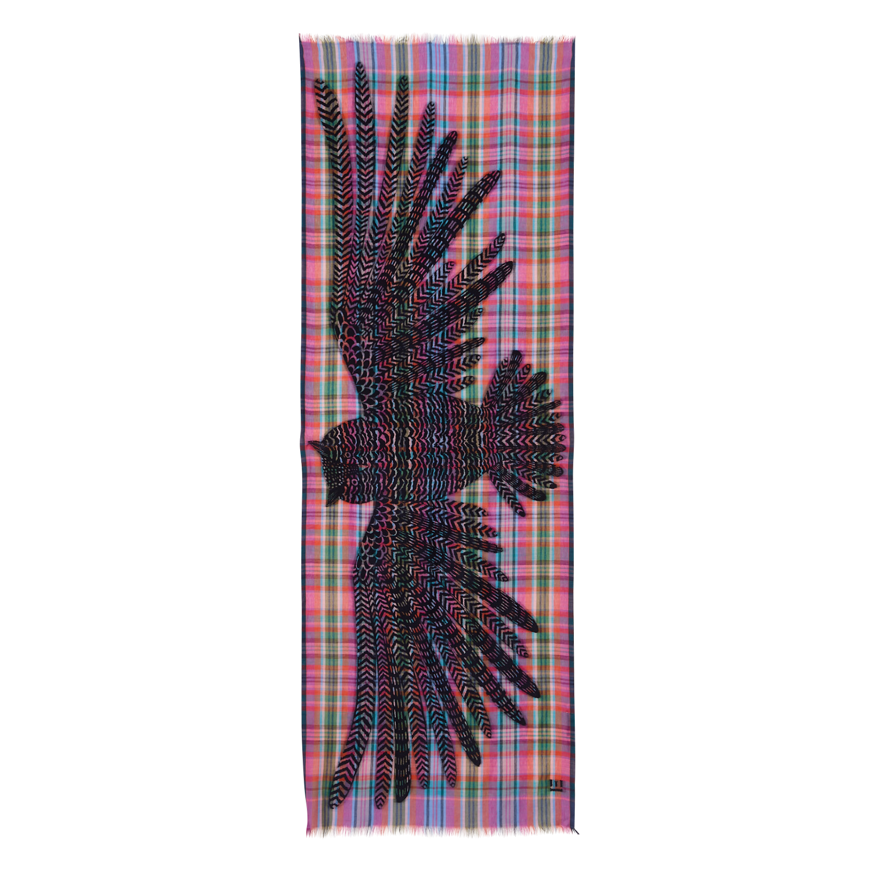 3D HEDWIGE - Foulard en laine mélangée | Multicolore