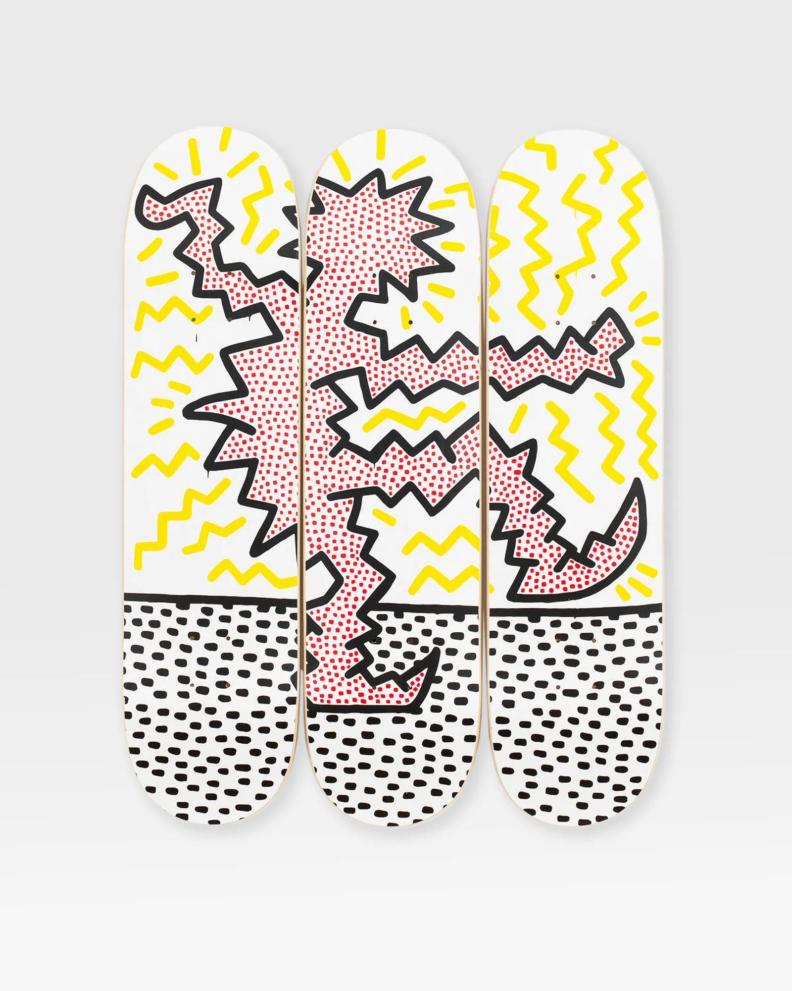 The Skateroom Keith Haring Untitled (Electric) Deck