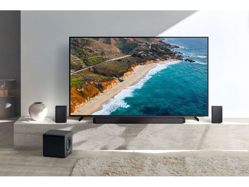 Samsung Soundbar HW-Q930F Soundbar mit 580 Watt Subwoofer und Rücklautsprechern
