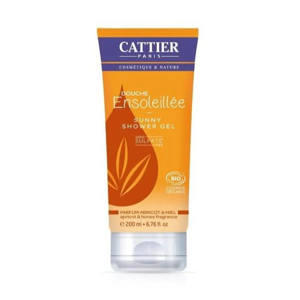 Cattier Gel Douche Rayonnante Sans Sulfates - Abricot & Miel 200ml