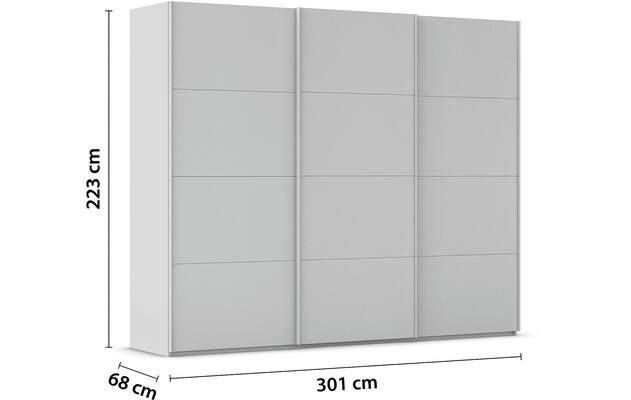 Kledingkast Finca Mat Glas