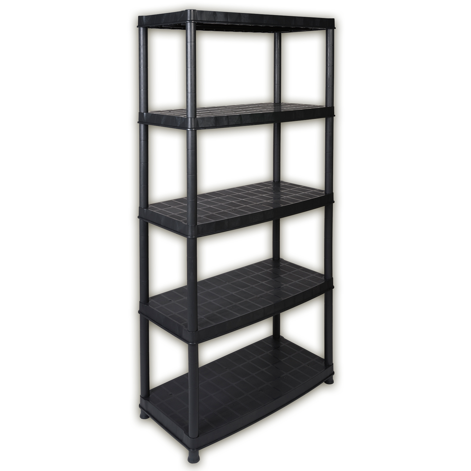 Standregal - schwarz - 185 cm hoch