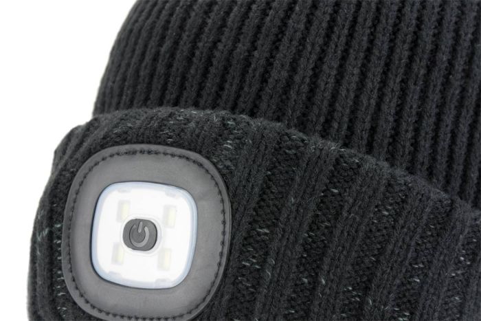 Heydon Waterproof Cold Weather LED Roll Beanie hue
