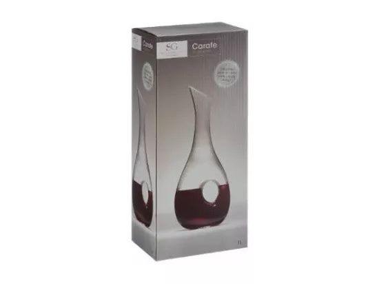 Carafe à décanter design - 1 L - Verre