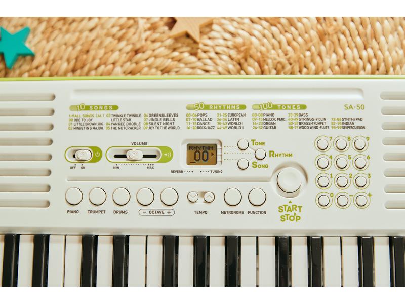 Casio Keyboard SA-50 Keyboard mit 32 Mini-Tasten und 100 Klangfarben