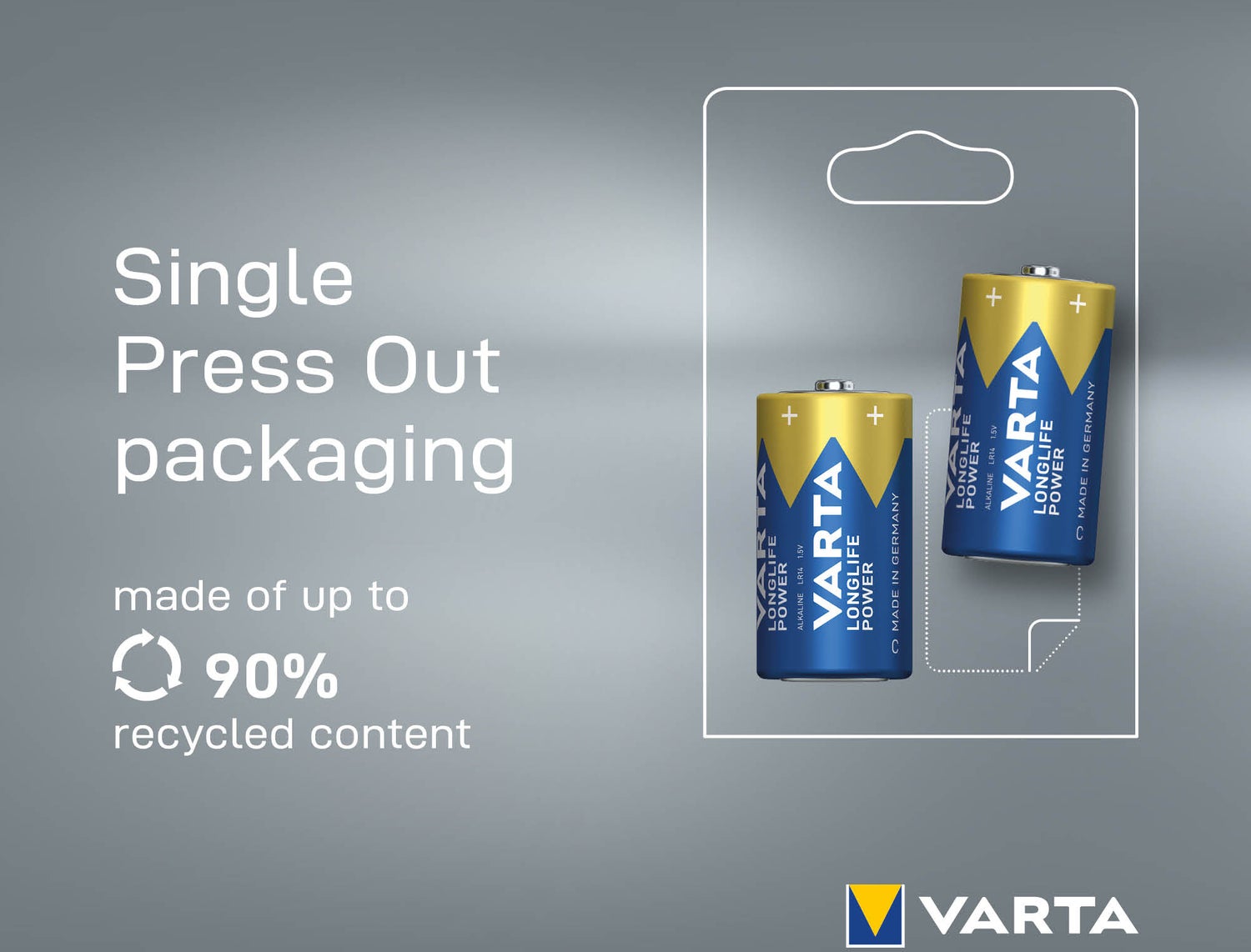 Varta C batterij Longlife Power 2 stuks