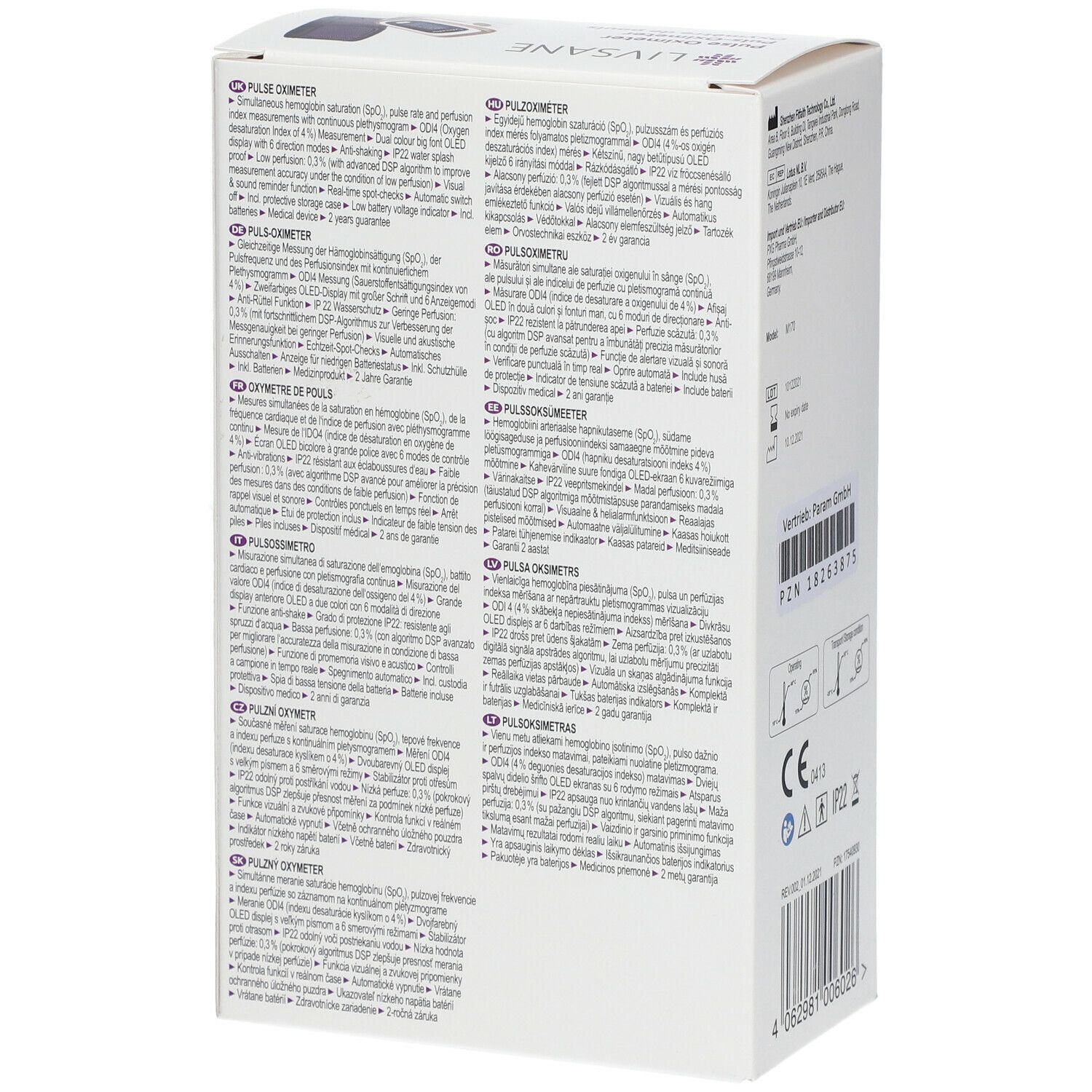 LIVSANE Puls-Oximeter