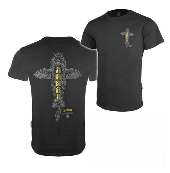 T-shirt Vass 'Carp Rising' noir