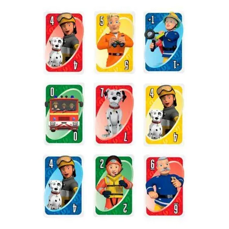 Mattel Games UNO Junior Feuerwehrmann Sam