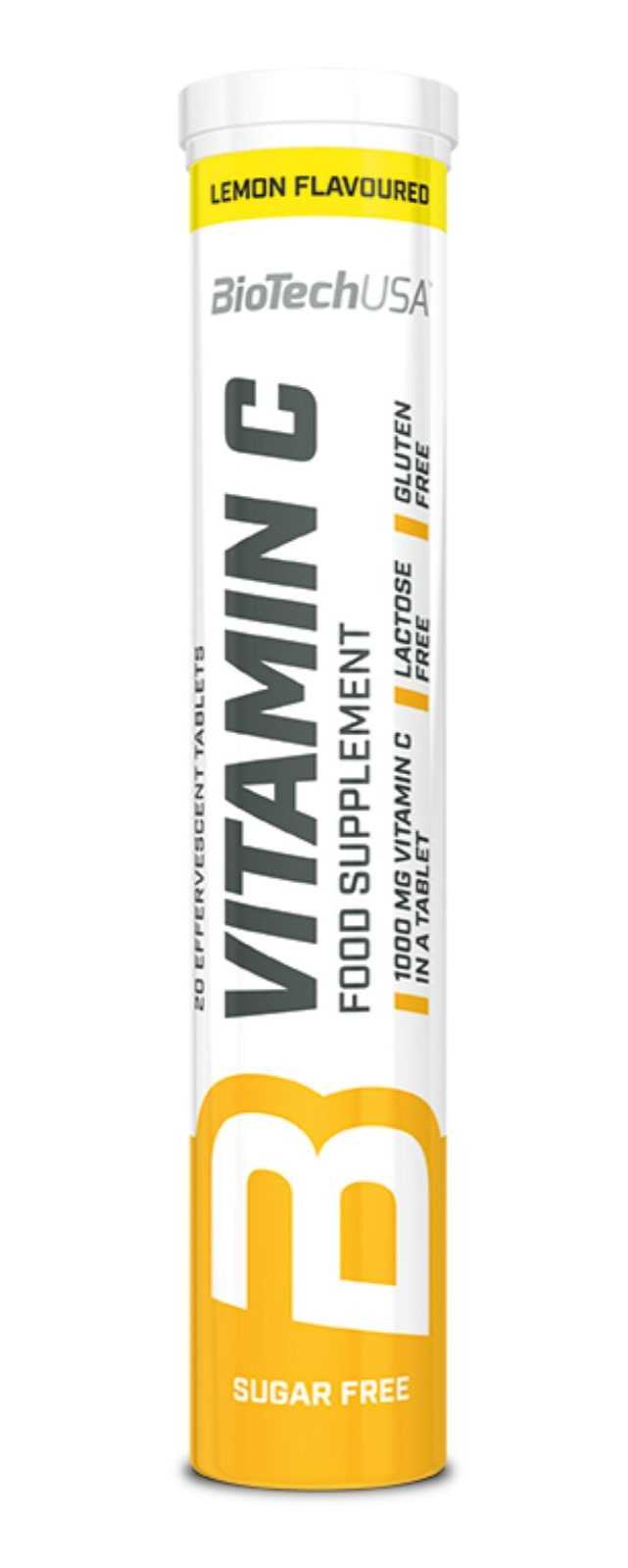 Biotech USA Vitamina C Efervescente 30 comprimidos