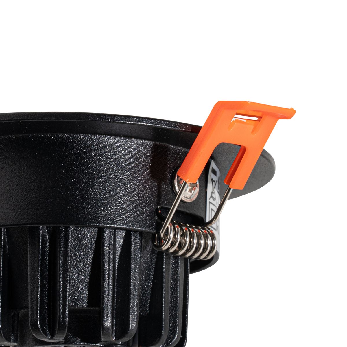 Set van 6 inbouwspots zwart 6,8cm incl. LED 750 lm dimbaar IP23 - Gaius