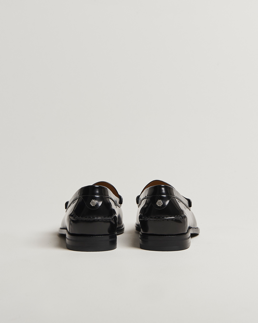 Bally Charlex Leather Moccasin Black