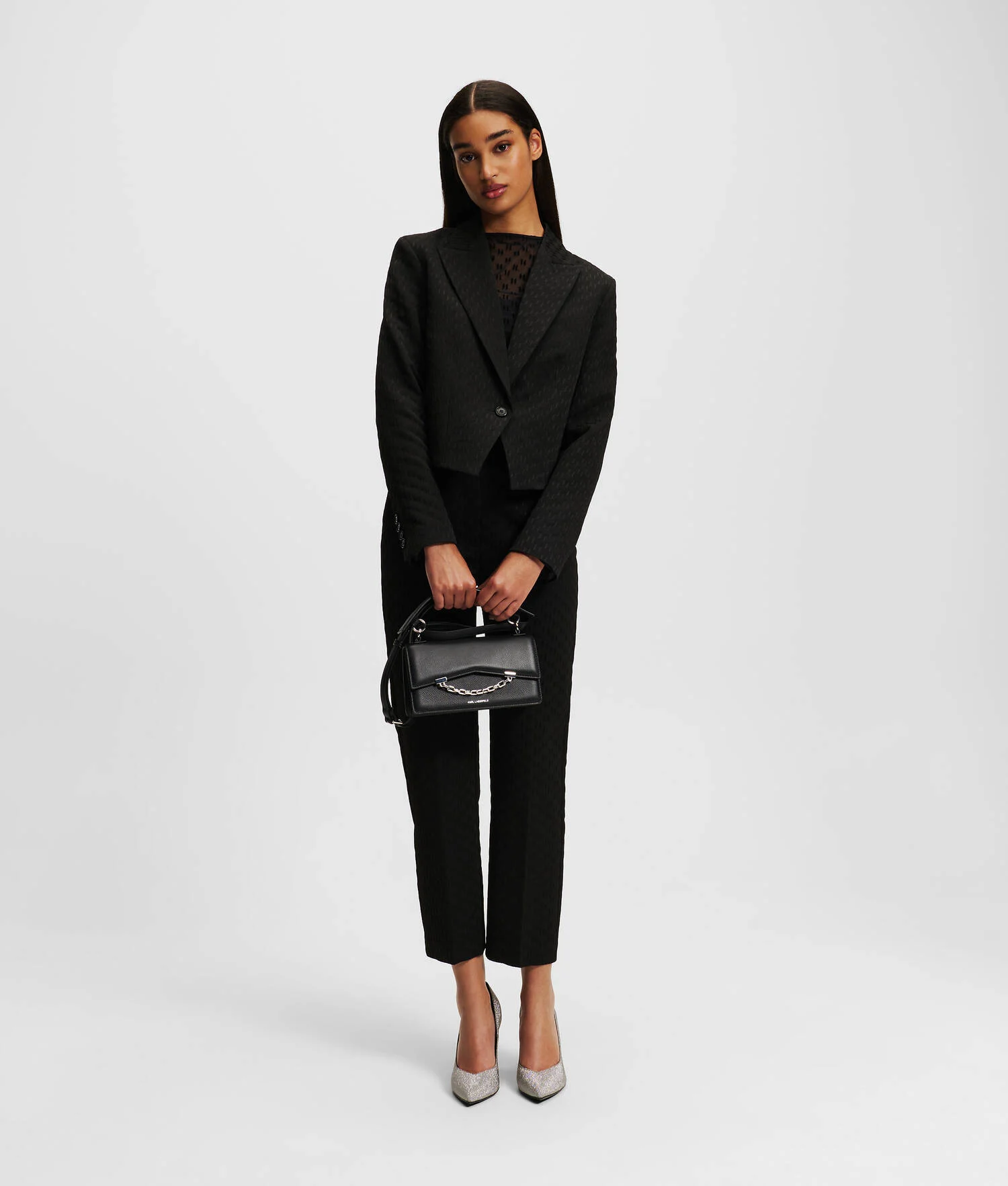 PANTALON AJUSTÉ KL MONOGRAM