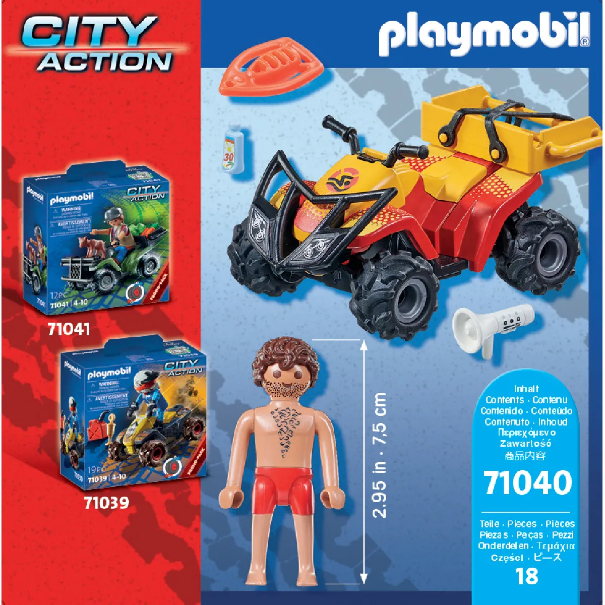 Playmobil® PLAYMOBIL 71040 Quads Sauveteur en mer